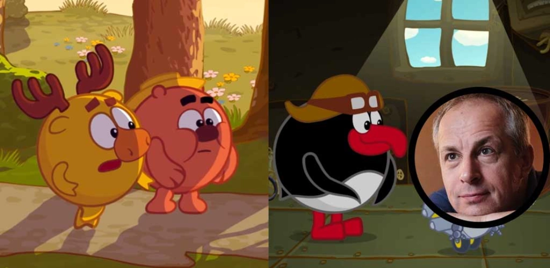 кто озвучивал лосяша в смешариках